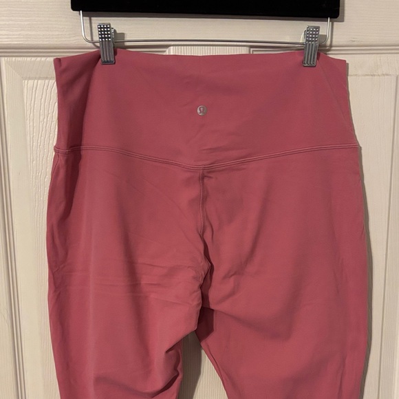 Lululemon Align High-Rise Pant 28" Size 14 Pink Blossom - Picture 9 of 10
